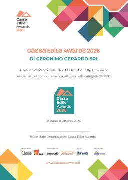 ATTESTATO CASSA EDILE AVELLINO